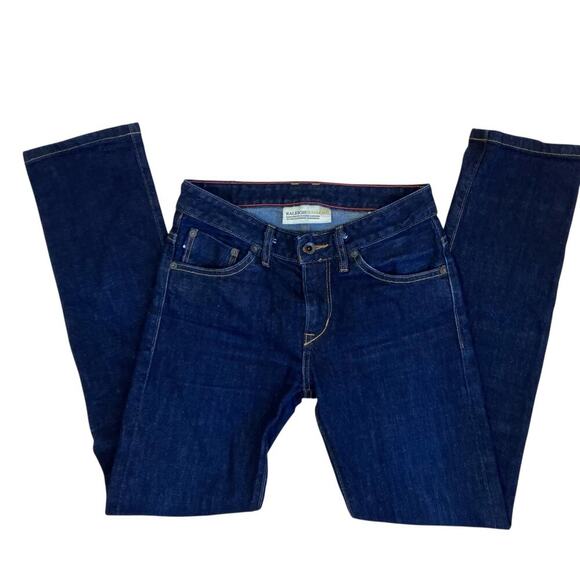 Raleigh Denim Sz 25 Handcrafted DARE White Cone Raw Selvedge Straight Leg Jeans - Picture 5 of 16